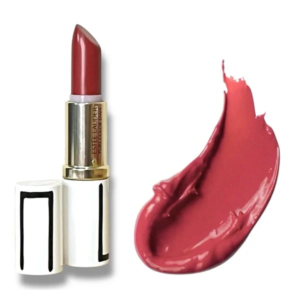 Estee Lauder Pure Color Rebellious Rose Lipstick 420 Full Size Lippie New - Picture 2 of 13